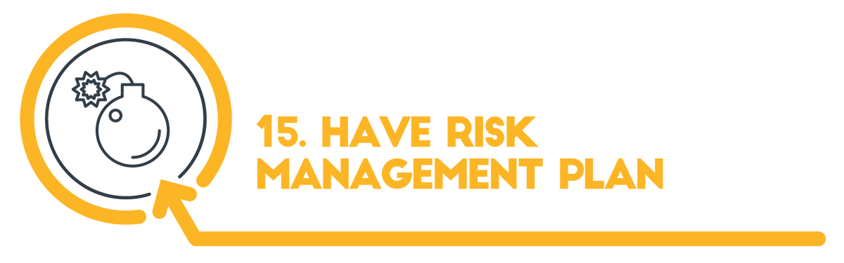 have a risk management plan